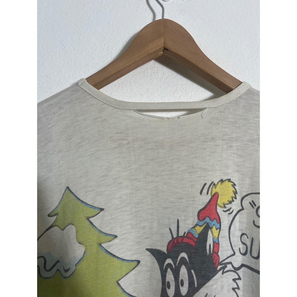 VINTAGE 1985 Warner Bros Single Stitch Tweety Bird Sylvester Long Sleep Tee - Picture 11 of 16
